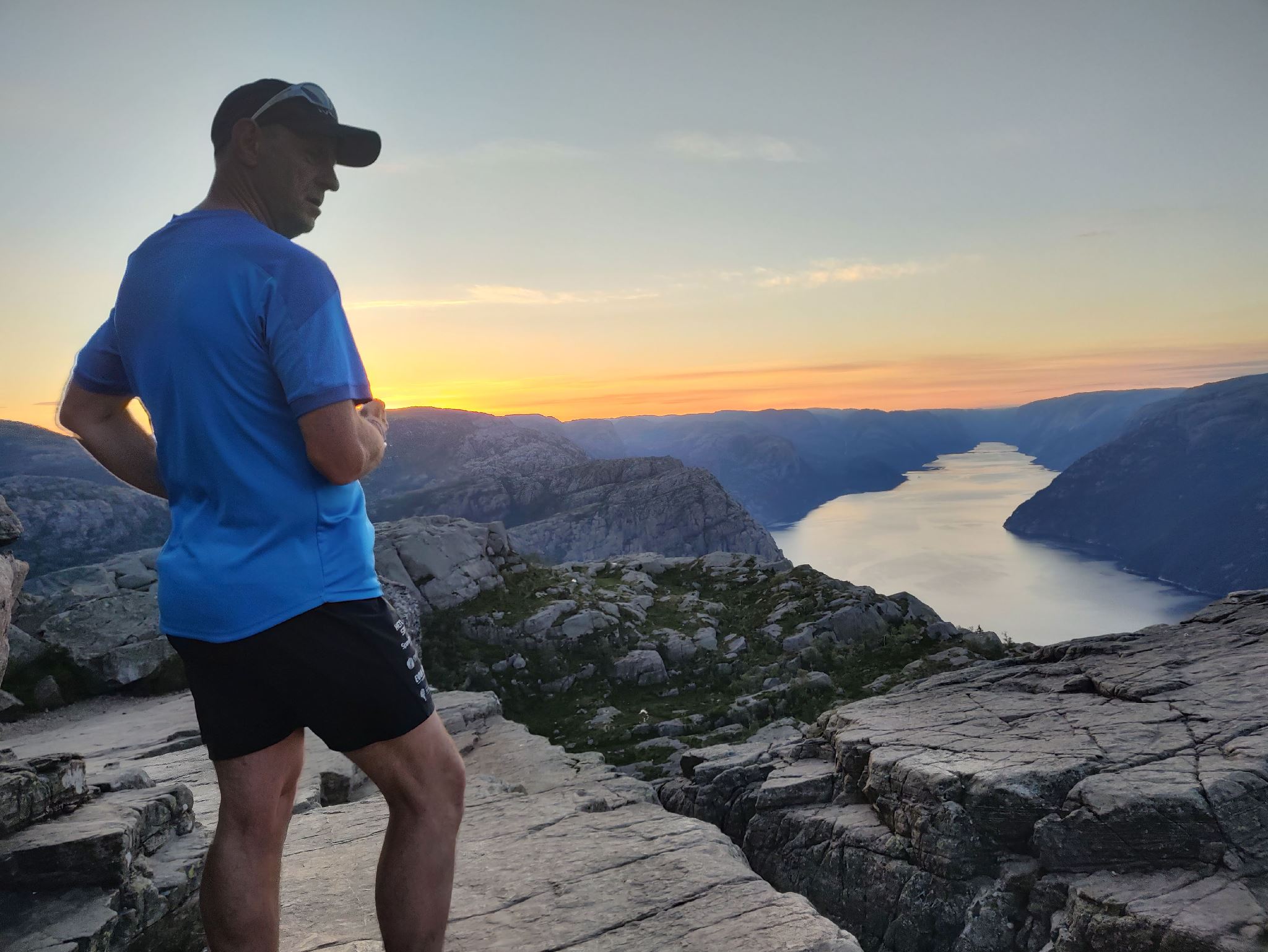 morning run to pulpit rock norway